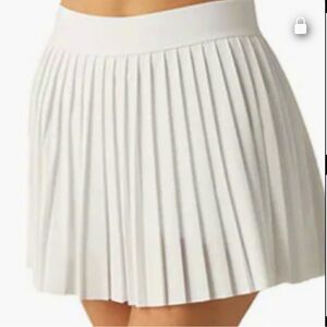 Tretorn White Pleated Mini Skirt